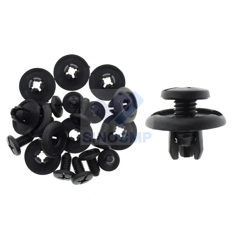 Car Push Plastic Rivet Fasteners Retainer Pin Body Bumper Rivet Trim Moulding Clip Accesso
