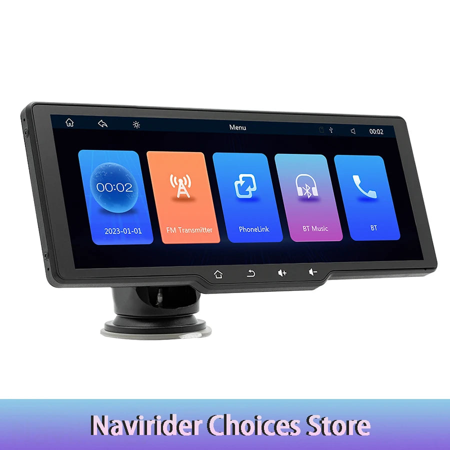 10.26inch Android Auto Wireless CarPlay Car Radio WiFi GPS FM HD Bluetooth Multimedia Touc