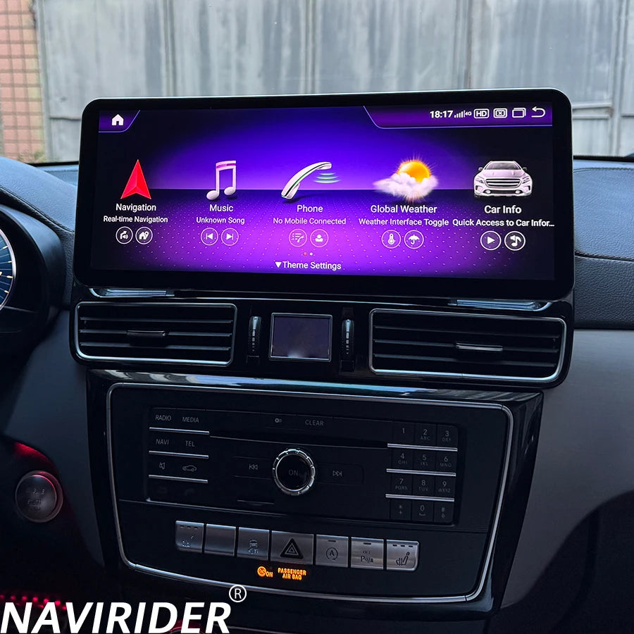14.6' Car Radio 4K QLED Android for Mercedes Benz ML GL GLE GLS W166 X166 2012-2019 Multim | AUTOKITSHOP