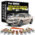 6-Piece LED Interior Light Kit for BMW 2 Series F22 F87 Coupe 218i 220d xDrive 220i 225d 228i Accessories - Canbus Er...