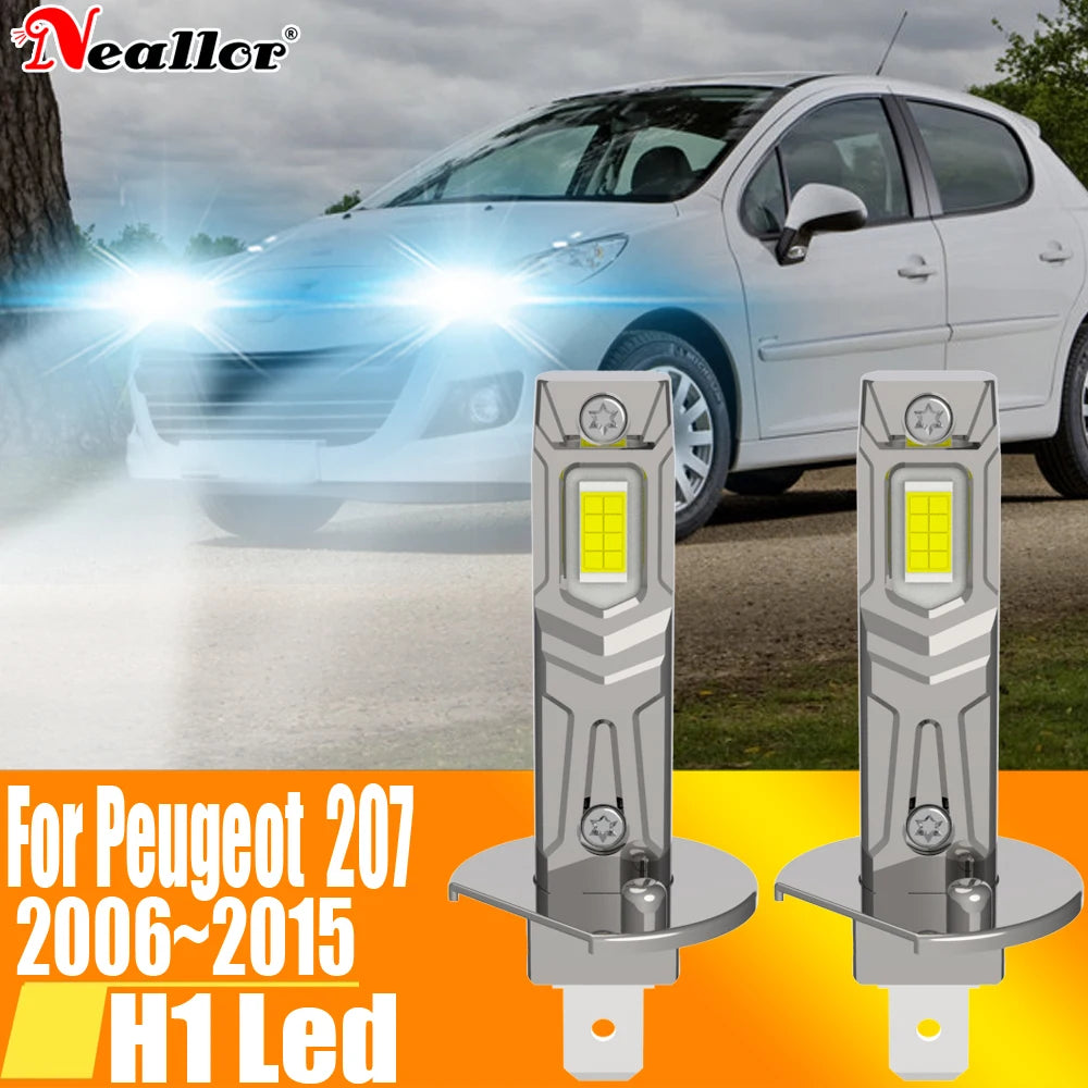 2x H1 Led Light Canbus Bulb Car Headlight High Power Auto Fog Diode Moto Driving Running L