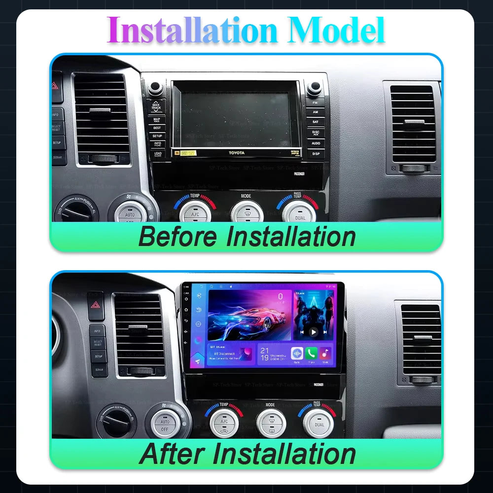 Android 16 For Toyota Tundra Xk50 2007-2013 Car Radio Gps Navigation Multimedia Video Play | AUTOKITSHOP