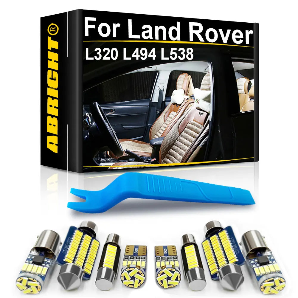 LED Interior Light Kit for Land Rover Range Rover Sport Evoque L538 L320 L494 - Canbus Error-Free Bulbs | AUTOKITSHOP
