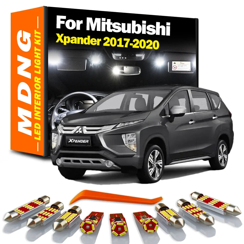 5-Piece LED Interior Light Kit for Mitsubishi Xpander - Canbus Error-Free Bulbs | AUTOKITSHOP