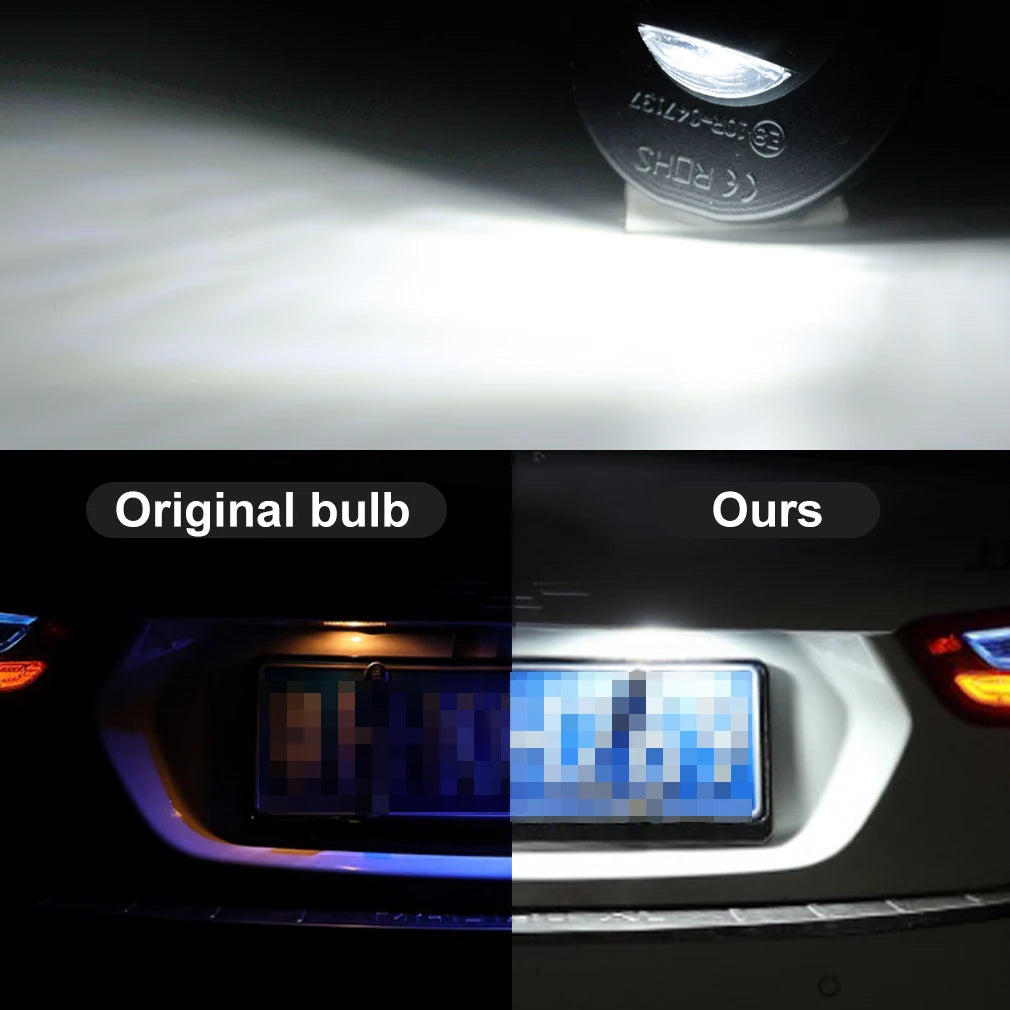 Auto Car LED License Plate Lights Number Lamp 12V LED Number Backlight Lamp For Ford Range