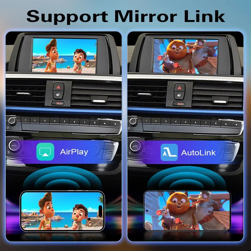 OEM Screen Upgrade Wireless CarPlay for BMW EVO 1 2 3 4 5 7 Series X1 X3 X4 X5 X6 MINI F56