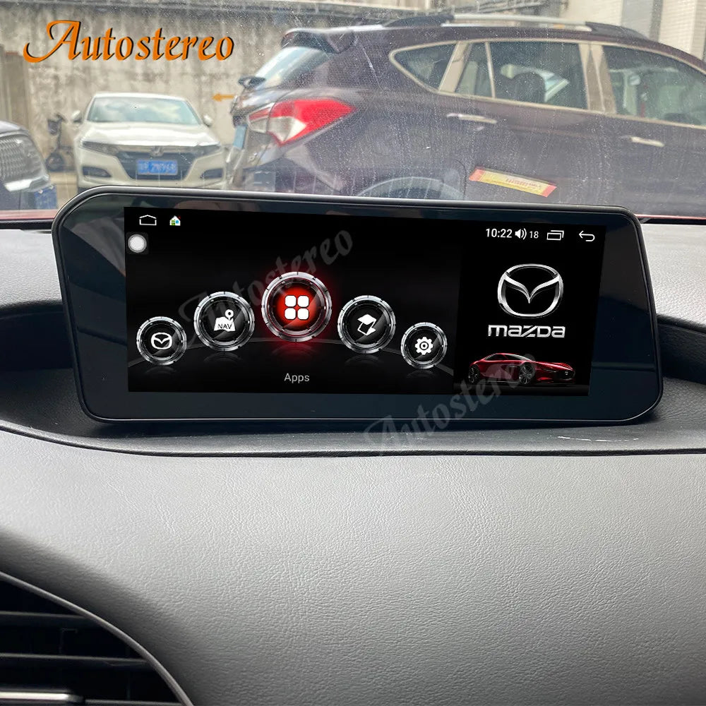 Carplay Dual System Auto Stereo Android14 For Mazda 3 CX-30 2020 2021 Car GPS Navigation H