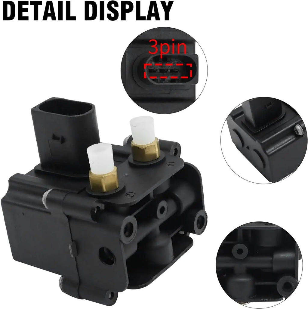 37206789450 Air Suspension Solenoid Valve Block for 2009-2017 BMW 535i 550i GT 7 for BMW 2009-2017 - Automotive LED Ligh
