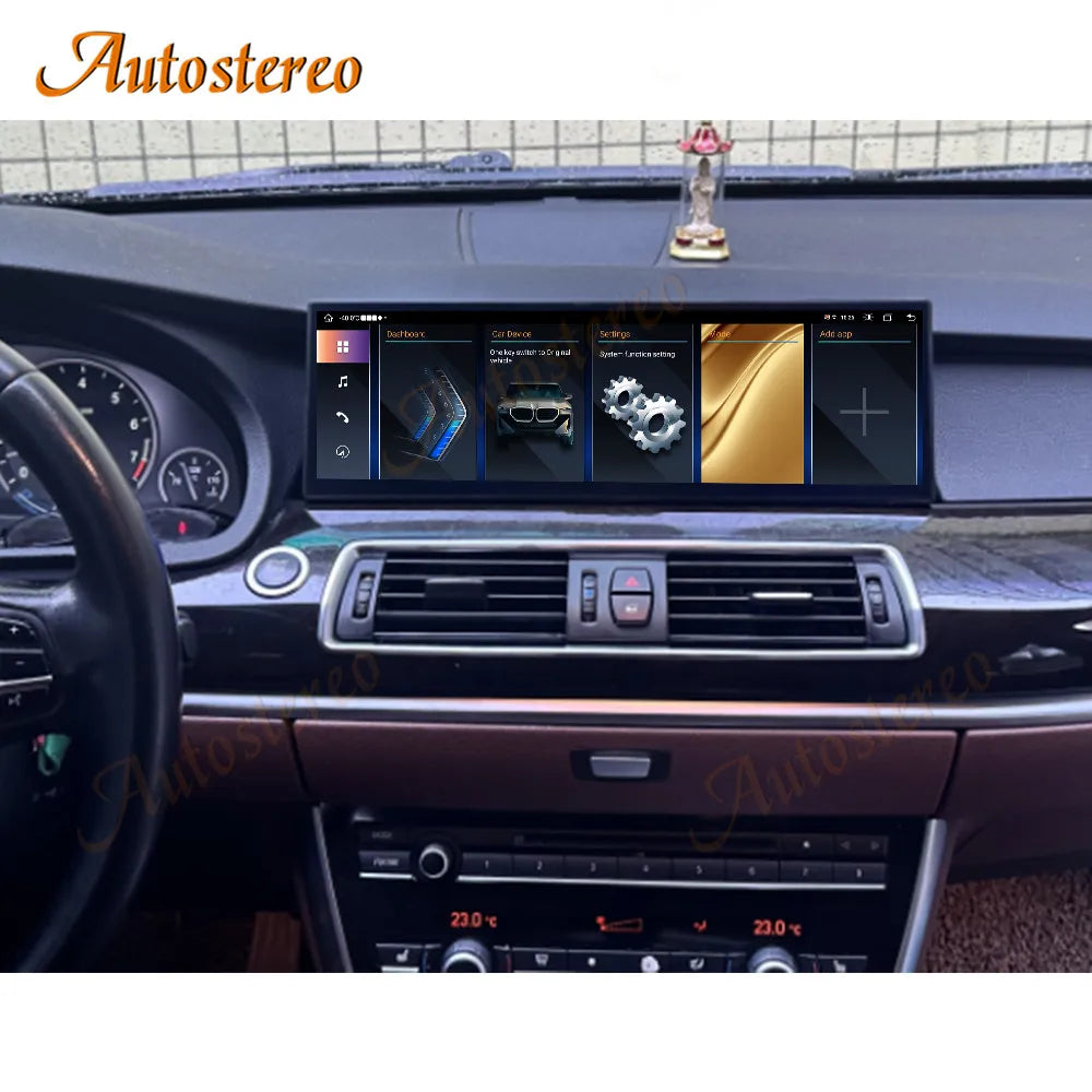 ID8 14.9 Inch Android 14 Screen Carplay For BMW 5GT Series F07 2009-2017 Car Multimedia Pl