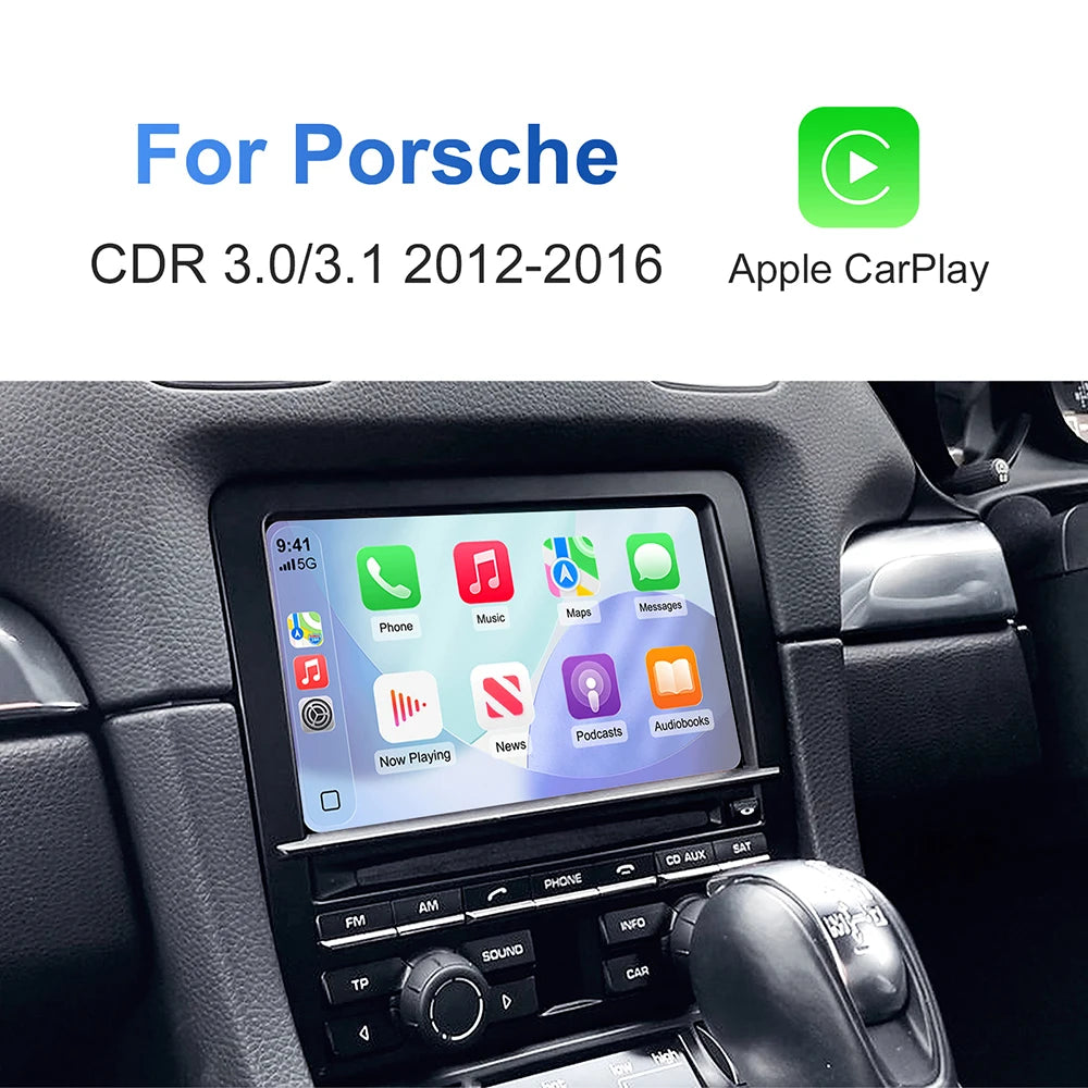 Wireless CarPlay Android Auto Retrofit Kit Decoder Box for Porsche Cayanne Cayman Boxster