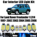12-Piece LED Interior Light Kit for Land Rover Freelander 1 L314 1997- 2004 - Canbus Dome Map Door Trunk Bulbs | AUTO...