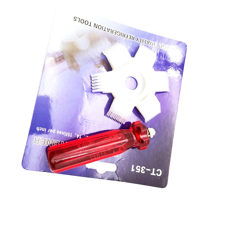 Car A/C Condenser Radiator Evaporator Fin Straightener Comb Rake Cleaner Tool