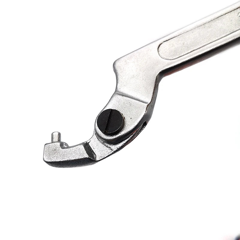 7" Adjustable Hook Wrench C Clamp Spanner Tool 19-51mm Motorcycle Suspension