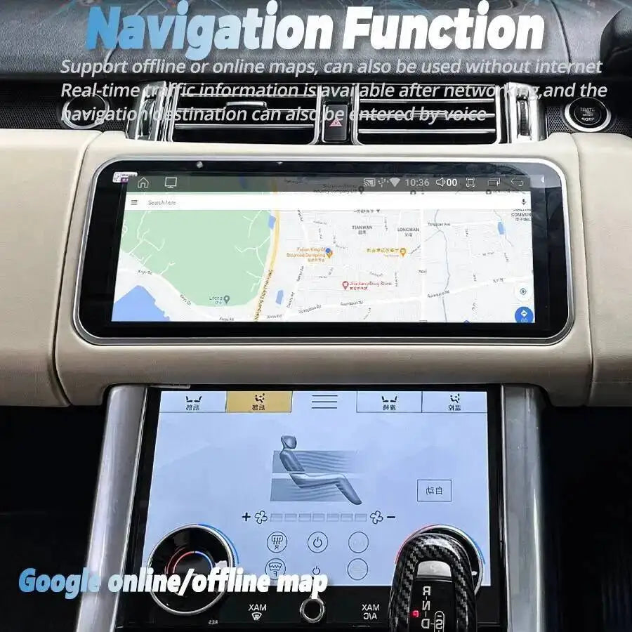 RHD 12.3 inch Android For Land Rover Sport L494 L405 Range Rover Vogue Car Radio Wireless  | AUTOKITSHOP
