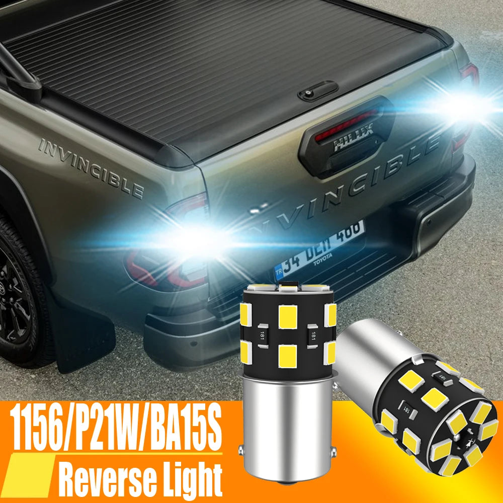 LED Backup Light Blub Reverse Lamp P21W BA15S 7506 Canbus For Toyota Avensis T22 T25 T27 H