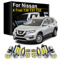 LED Interior Light Kit for Nissan XTrail X Trail T32 T31 T30 2002- 2010 - Canbus Dome Map Door Trunk Bulbs | AUTOKITSHOP