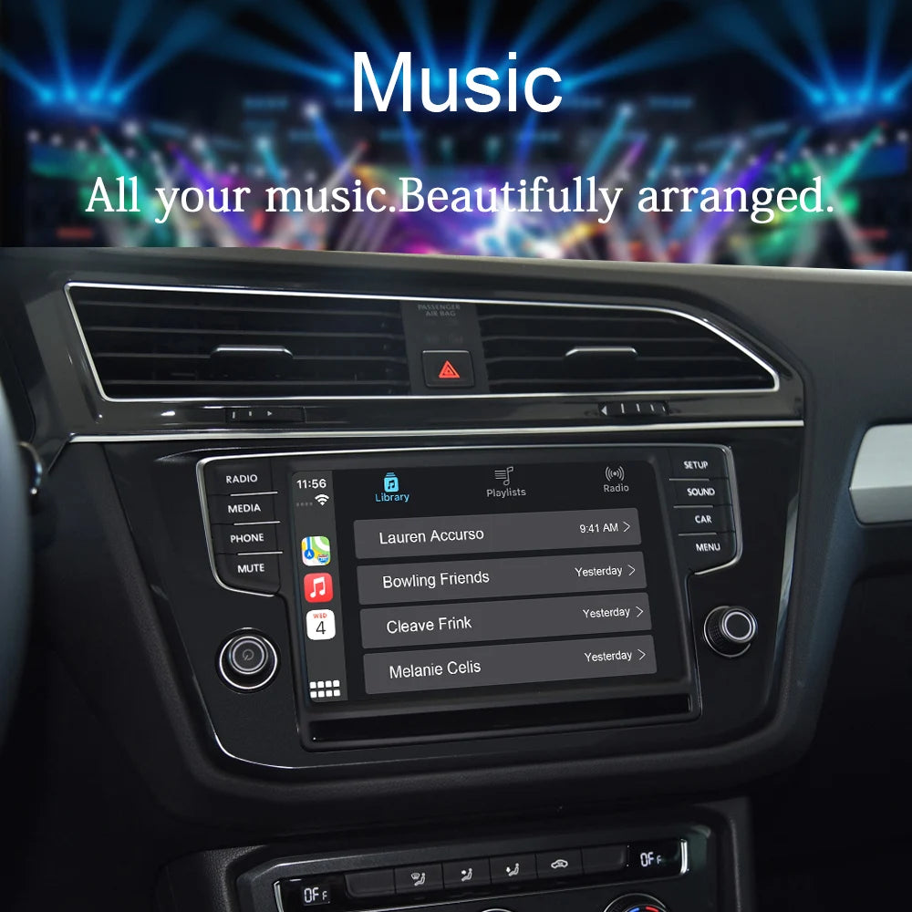 Wireless Carplay For VW Volkswagen Golf 7 Tiguan Lamando Magotan Phideon Teramont With MIB | AUTOKITSHOP