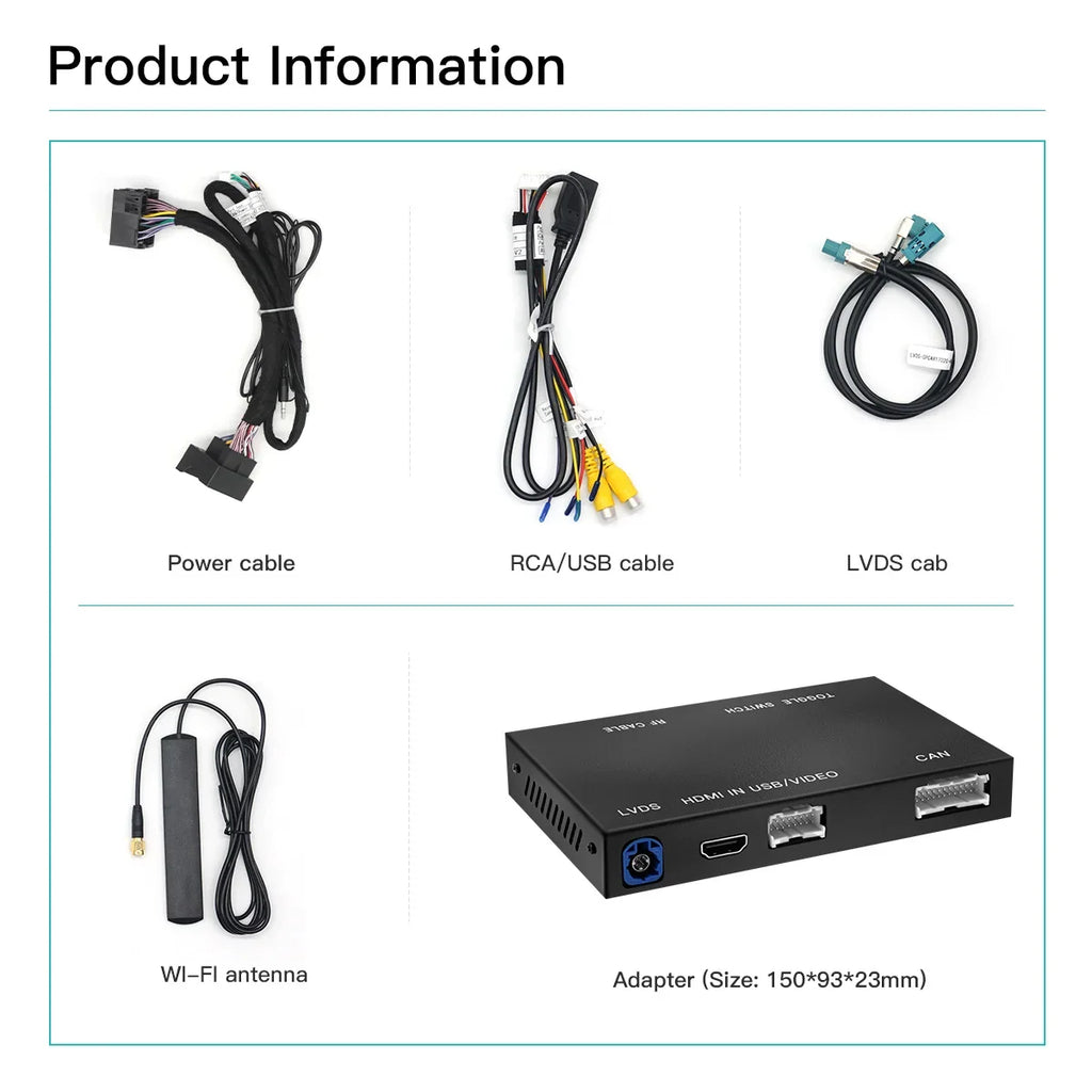 Wireless CarPlay Android Auto Fits For Mercedes Benz A B C E S CLA CLS GLA GLK SLK ML NTG4