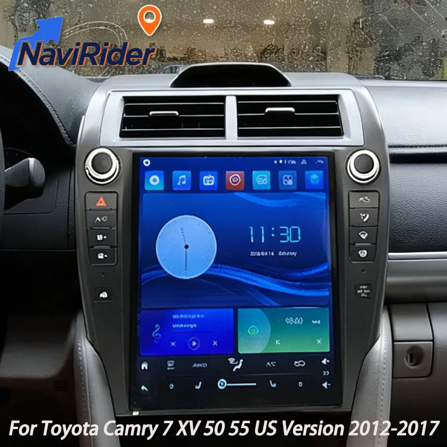 12" Android For Toyota Camry 7 XV 50 55 US Version 2012-2017 Multimedia Video Player Stere
