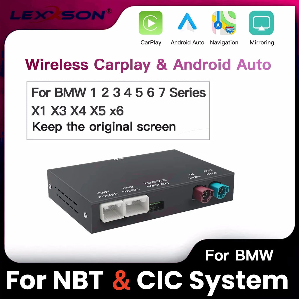 Wireless CarPlay for BMW NBT,CIC System 1 2 3 4 5 6 7 Series X1 X3 X4 X5 X6 MINI E60 E84 E | AUTOKITSHOP