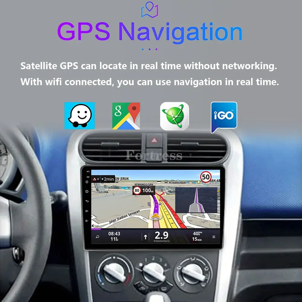 For Suzuki Splash Ritz 2004- 2010 For Opel Agila 2008-2012 Android 16 Car Radio Multimedia