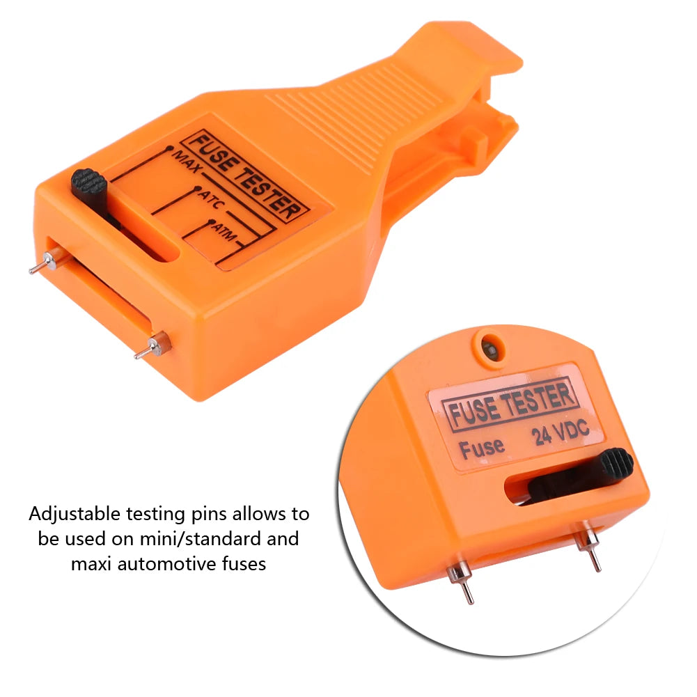 Universal Fuse Tester Multifunctional Portable Checking Blade Fuse Checker Puller Tool Auto Fuse - Automotive LED Light