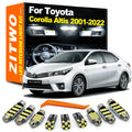 ZITWO LED Bulb Interior Dome Map Light Kit For Toyota Corolla Altis 2001- 2016 2 for Toyota Corolla 2001-2016 - Canbus L