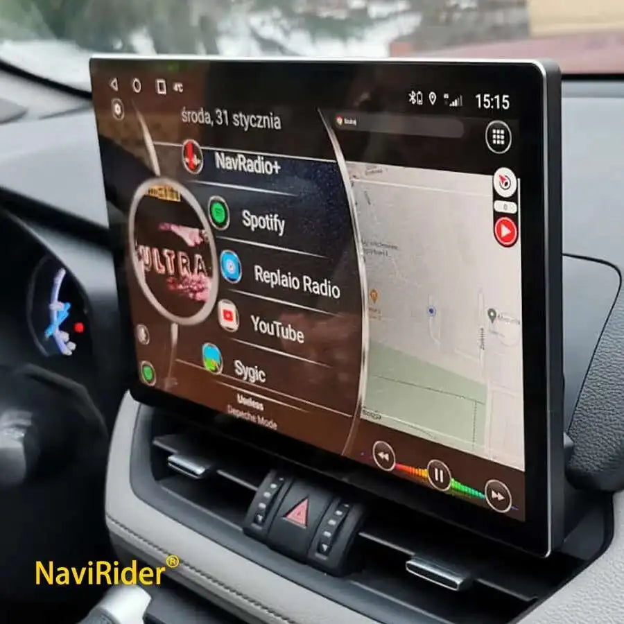 Android 15 Carplay Auto For Toyota RAV4 5 XA50 2018 2019 2020 2021 2022 2023 Multimedia Ca