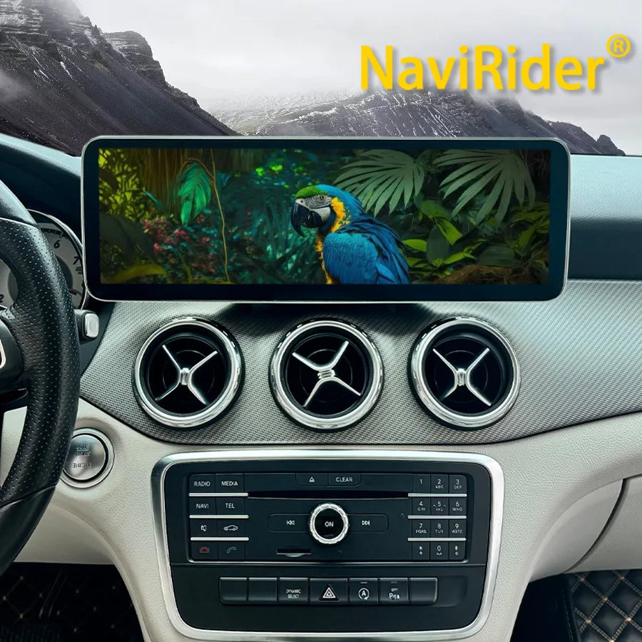 Android 15 Carplay Car Radio For Mercedes Benz A Class GLA CLA 2013-2018 14.9" Multimedia  | AUTOKITSHOP