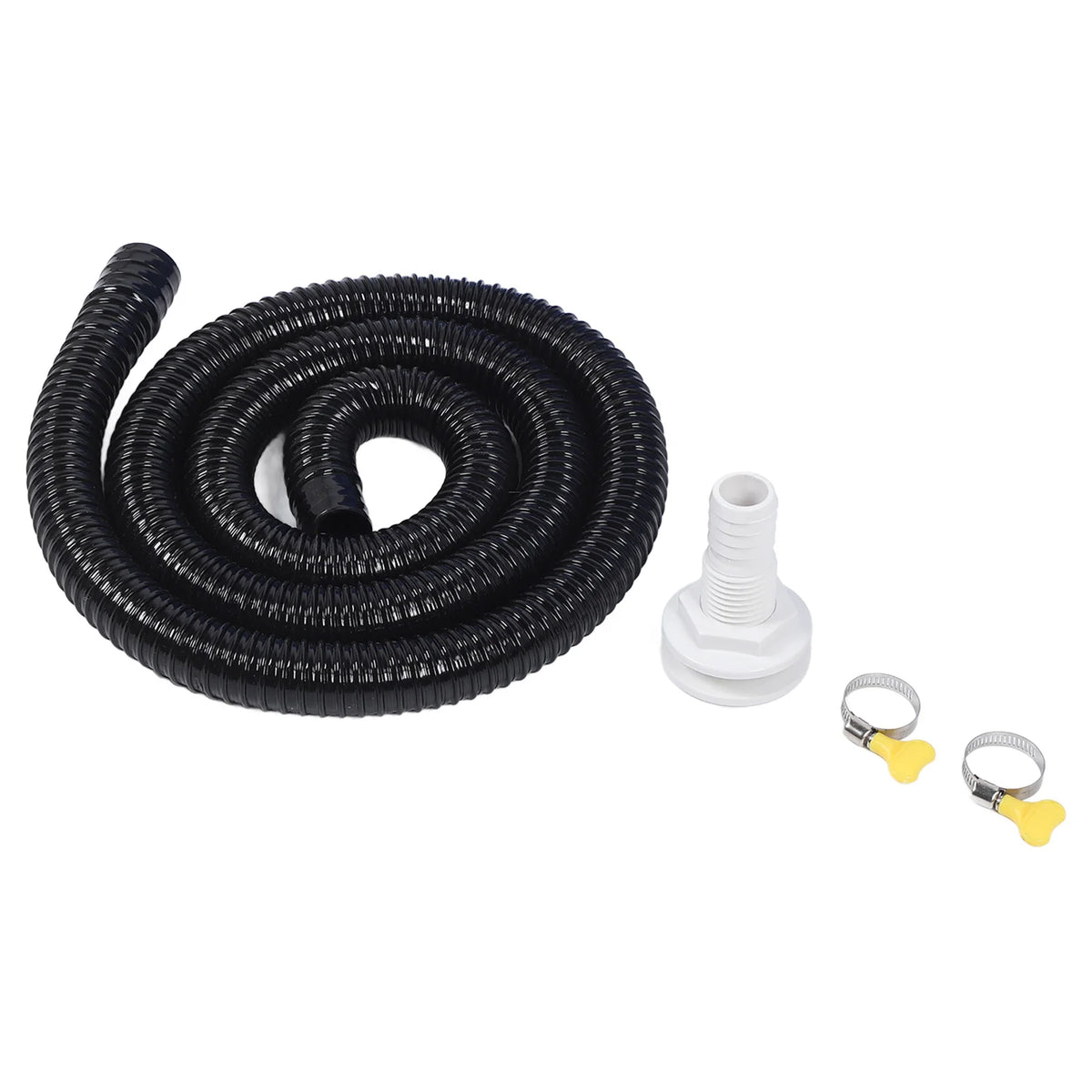 Bilge Pump Installation Kit Black 1‑1/8in Leak Proof Easy Installation Bilge Pump Hose for Bilge - Automotive LED Light
