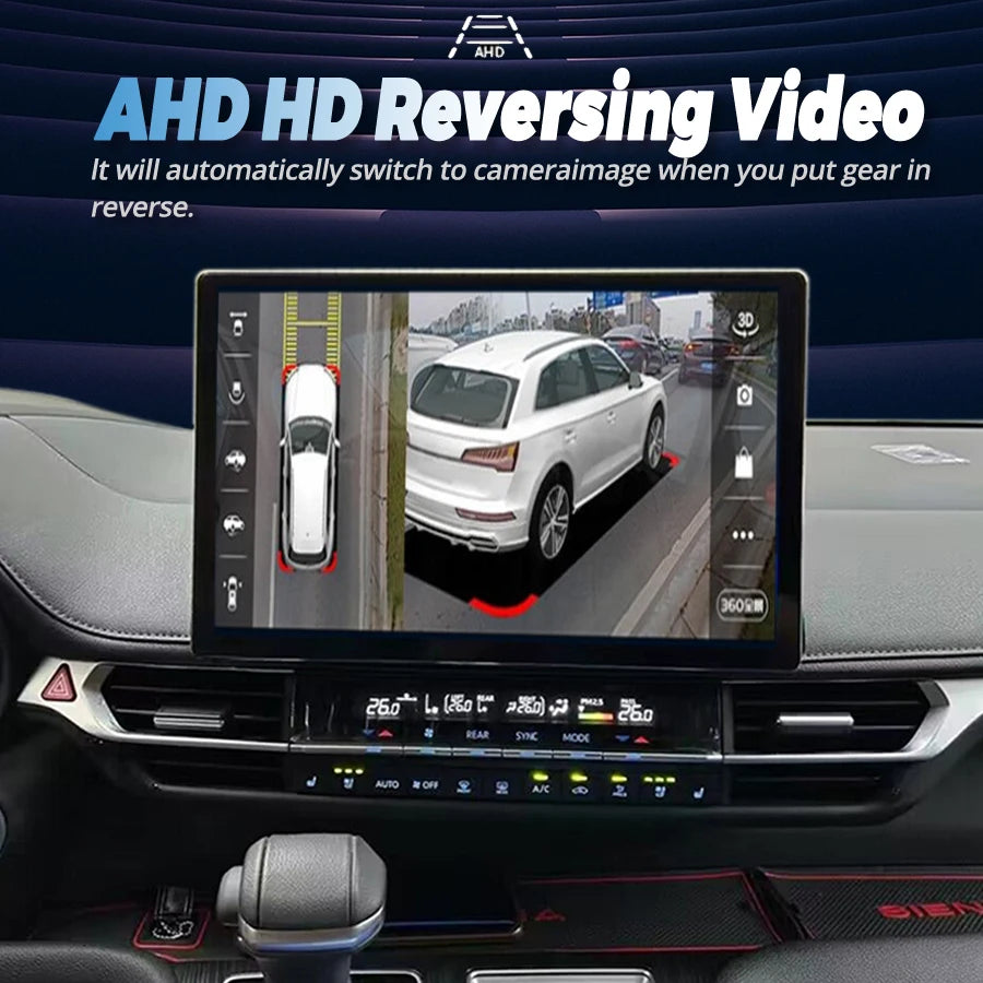 13.3inch Android 14 Car Multimedia Player For Toyota Sienna 2021 2022 2023 Stereo GPS Navi