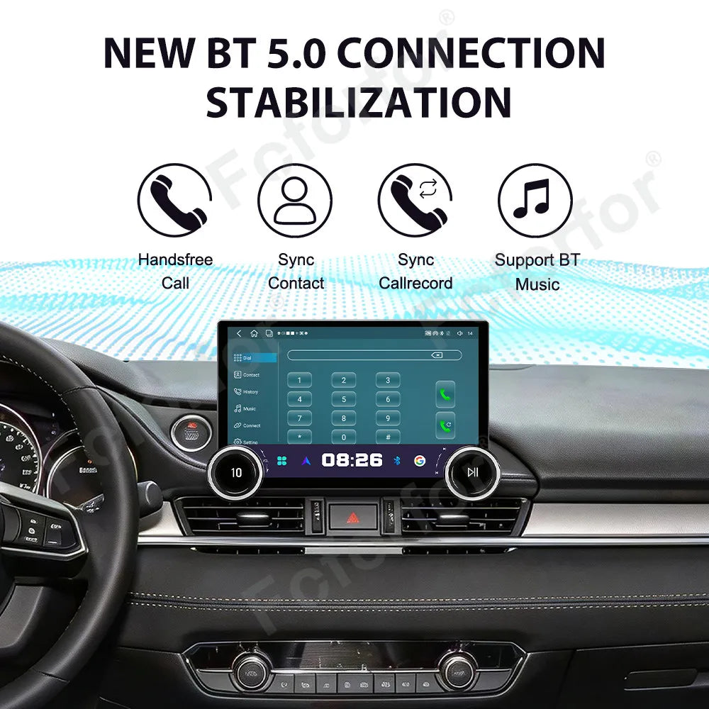 Ultra High Performance 11.5 Inch Android 15 HD Touch Screen Wireless CarPlay Android Auto