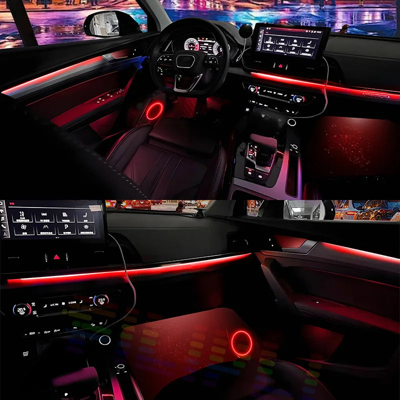 64 RGB - Neon Strip - for Hyundai 2018-2026 - App Control - Car Interior Lighting | AUTOKITSHOP