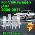 2/4Pcs LED Headlight Mini Size 400W H7 Car Light Bulbs Play and Play For Volkswagen Jetta