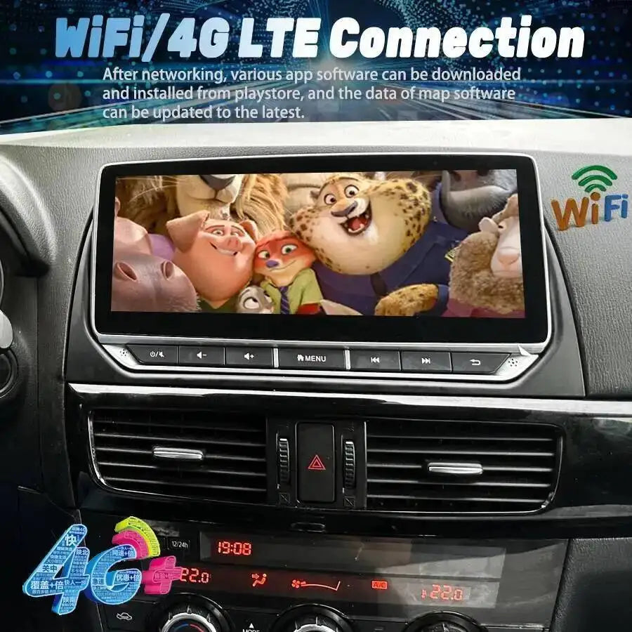 QLED Touch 10.25inch Screen For Mazda 6 GJ CX-5 CX5 Atenza 2012-2015 Auto Carplay GPS Car
