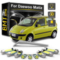 LED Interior Light Kit for Daewoo Matiz M100 M150 M200 M300 1998-2013 - Canbus Dome Map Door Trunk Bulbs | AUTOKITSHOP