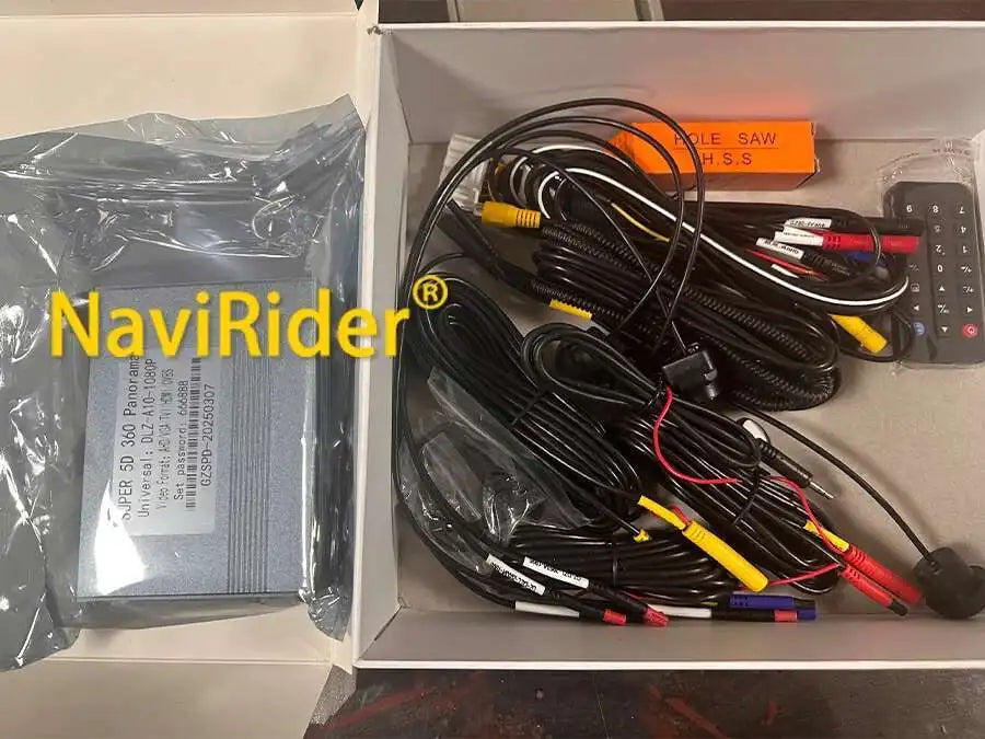 Navirider 5D 360 Degree Parking System Car Dvr Camera Auto HD 1080P Driving Recorder Panor