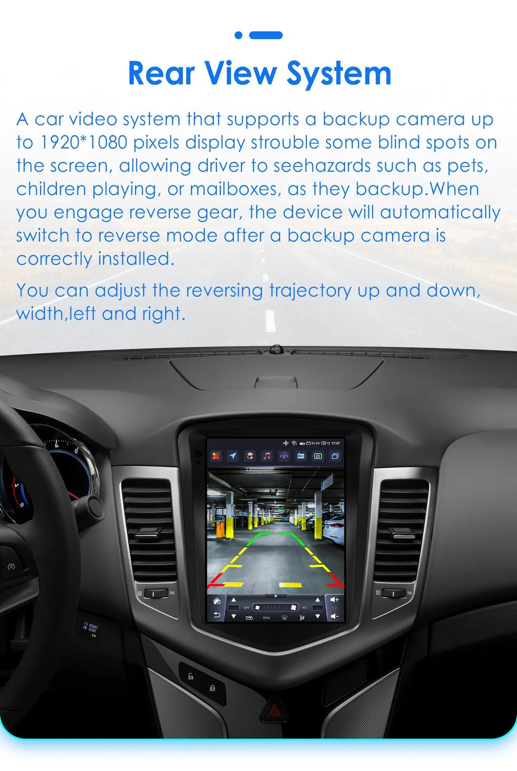 9.7'inch 2Din Carplay Android 13 Car Radio For Chevrolet Cruze J300 2008-2012 Multimedia N