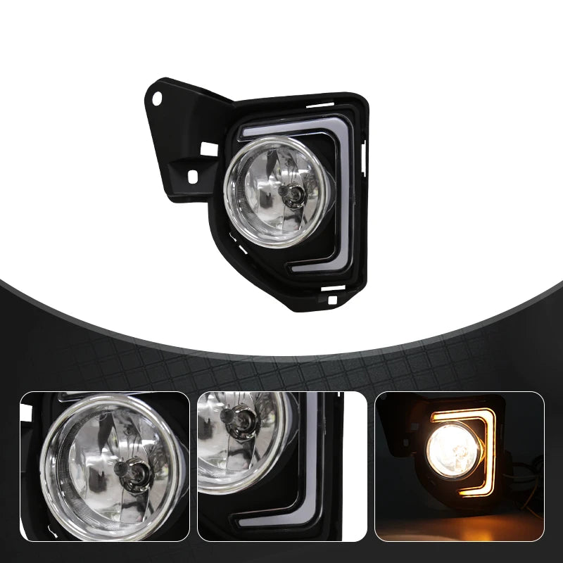 Led DRL Daytime Running Lights Fog Lamp Assembly For TOYOTA HIACE COMMUTER 2014 2015 2016  | AUTOKITSHOP