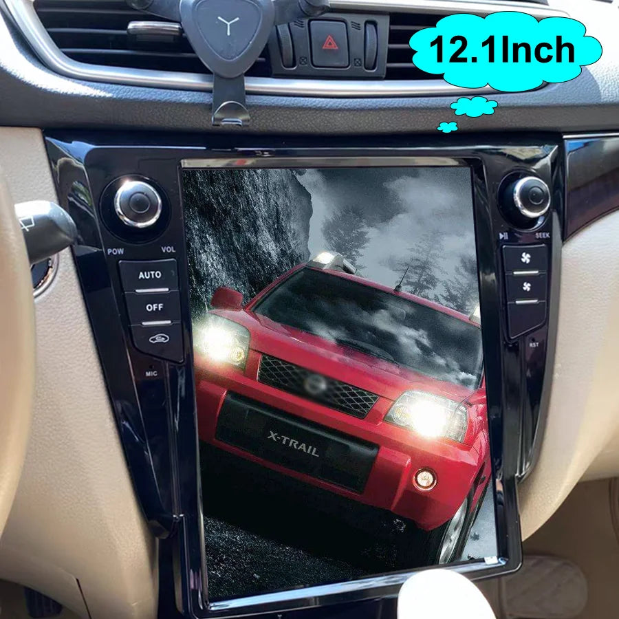 12.1" Tesla Screen Car Multimedia Video Player For Nissan X-Trail Xtrail Qashqai T32 2013