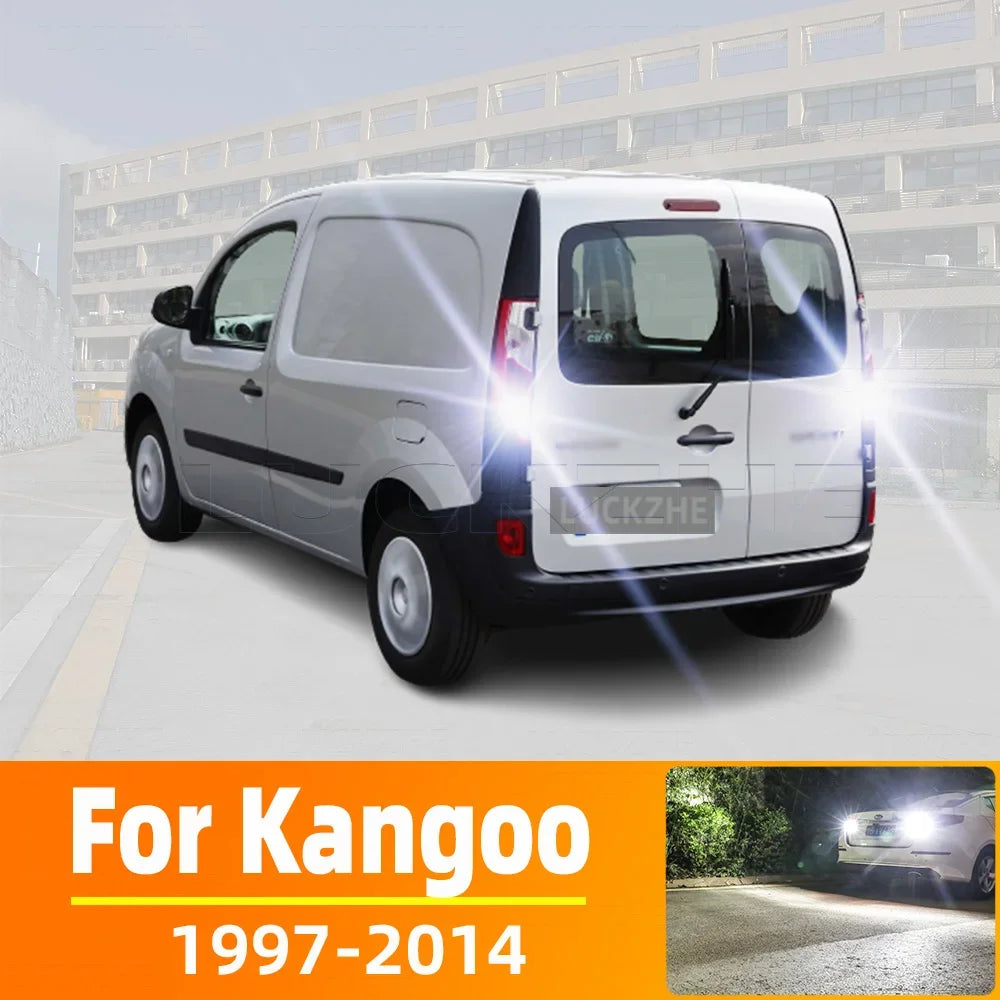 2-Piece LED Interior Light Kit for Renault Kangoo Accessories 1997-2014 - Canbus Dome Map Door Trunk Bulbs | AUTOKITSHOP