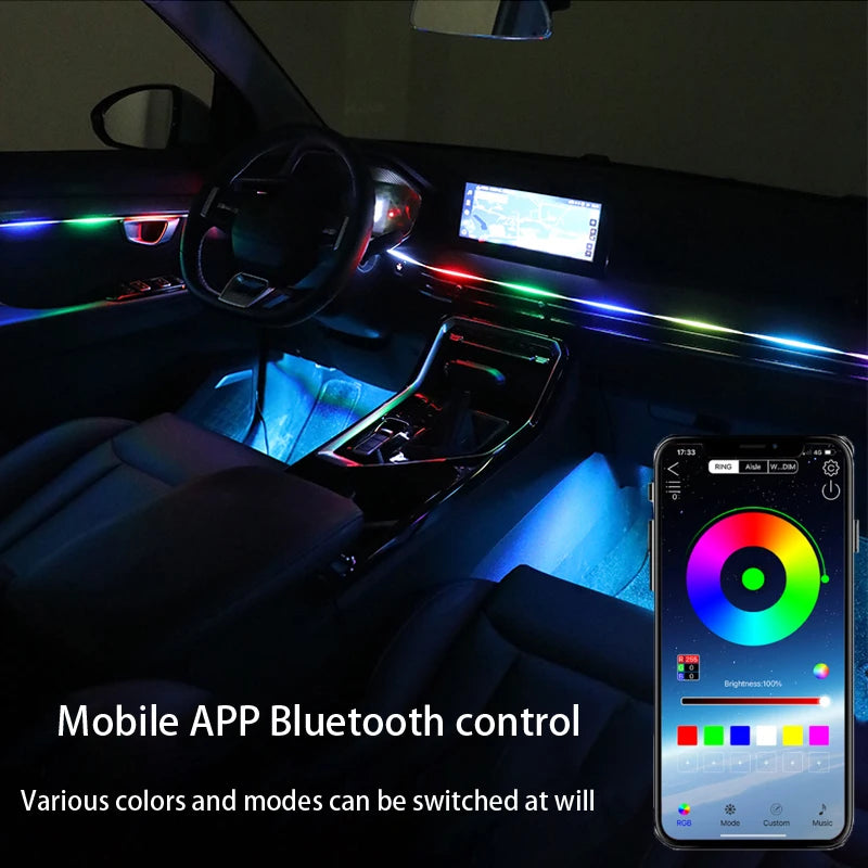RGB - Ambient Light - App Control - Car Interior Lighting | AUTOKITSHOP