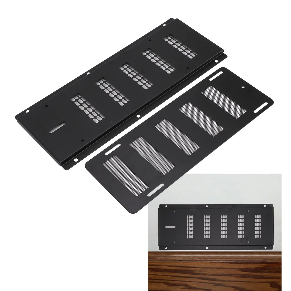 Crawl Space Air Vent Cover Crawl Space Vent Cover 16x6.5in Metal Heavy Duty Foundation Vent Cove - Automotive LED Light