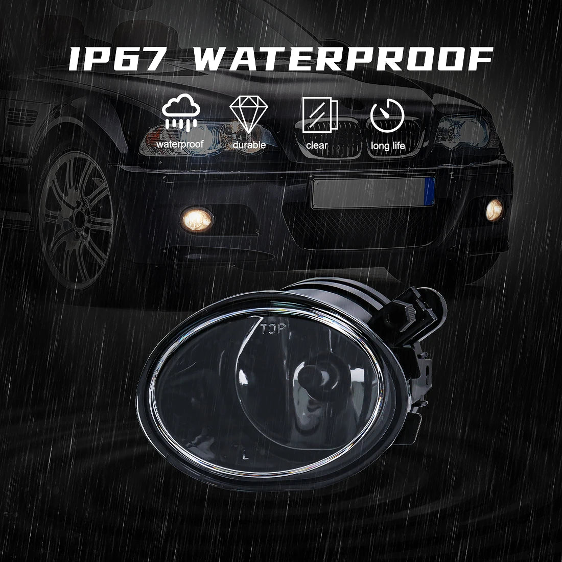 For BMW E39 M5 2001 2002 2003 E46 3 Series M3 2002 2003 2004 2005 2006 Fog Lights Headligh | AUTOKITSHOP