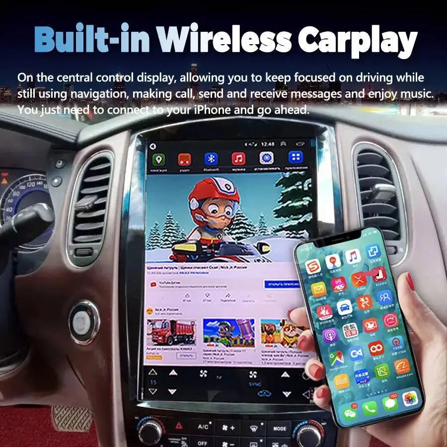 Car Multimedia Video Player For Infiniti EX25 EX30 EX35 EX37 QX50 2007-2017 GPS Navi Carpl | AUTOKITSHOP