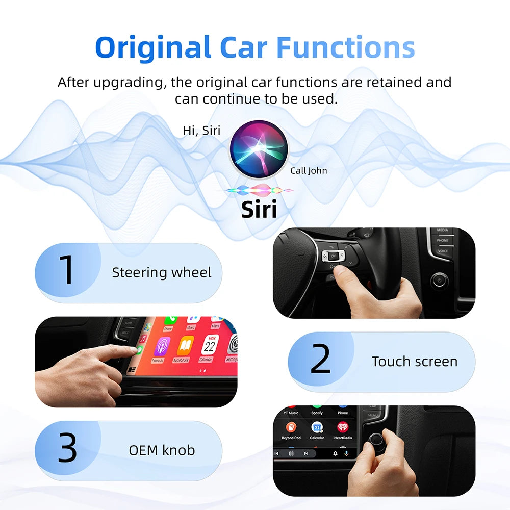 Type-c Wireless CarPlay Adapter Android Smart Dongle for Factory Type-c Wired 2 in 1 Wirel
