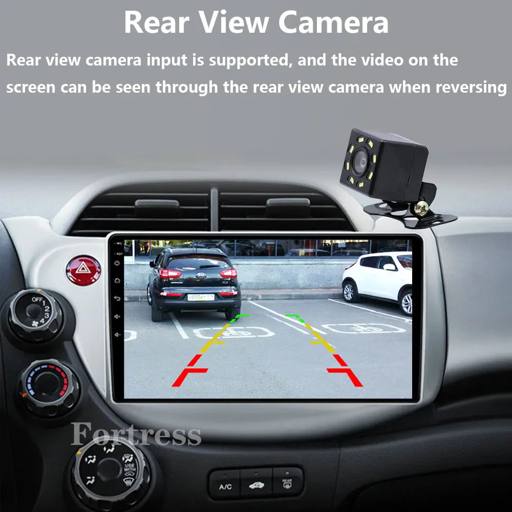 Android 16 Car Stereo Radio For Honda Fit Jazz 2008 - 2013 2din Carplay Multimidia Video P