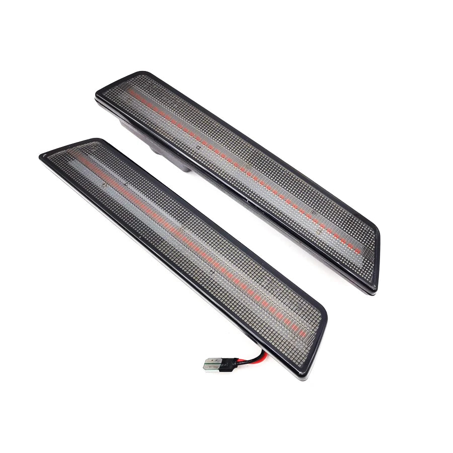 1 Pair Red color Smoked shell Rear Side Marker LED Light 12V For Dodge Charger 2011-2014