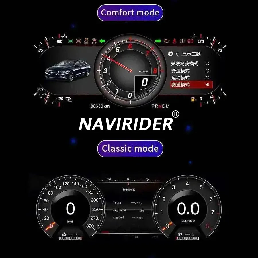 12.3inch Upgrade Car LCD Instrument Digital Cluster For Chevrolet Malibu XL Xl 2015-2022 V | AUTOKITSHOP