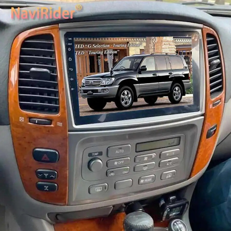 8GB+128GB AI Voice Wireless CarPlay Car Radio For Toyota Land Cruiser LC100 For Lexus LX47